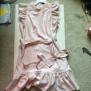 Tommy Hilfiger Bubble Gum Pink Ruffle Dress. Worn Once